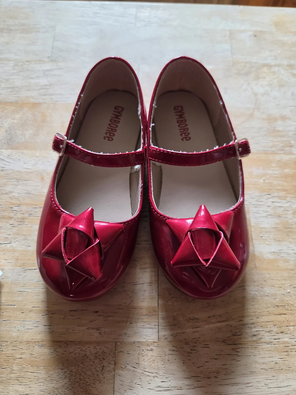 Gymboree Girls' Red Patent Mary Jane Shoes with Bow